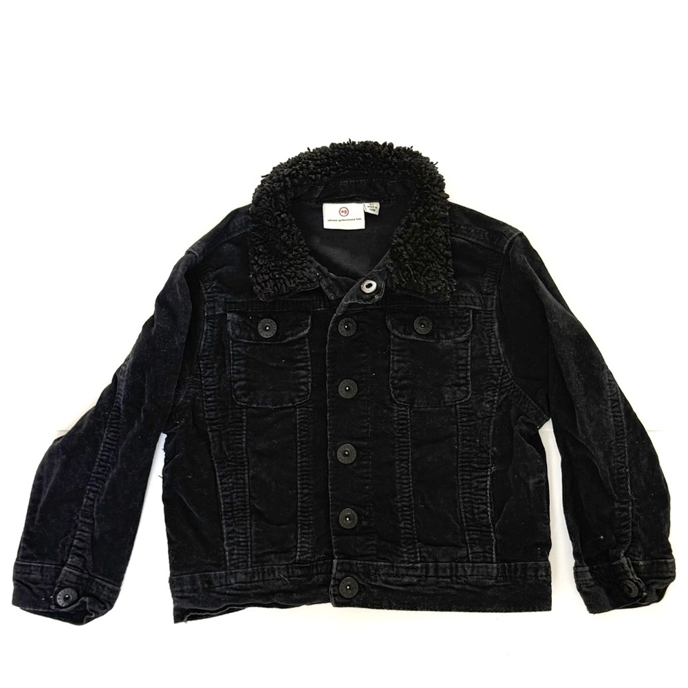 Ag Adriano Goldschmied Kids Black Jean Jacket